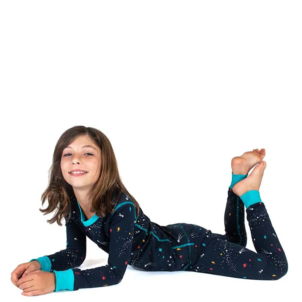 100% Organic Cotton Long Sleeve Pajamas for Kids: Artist Designed Prints