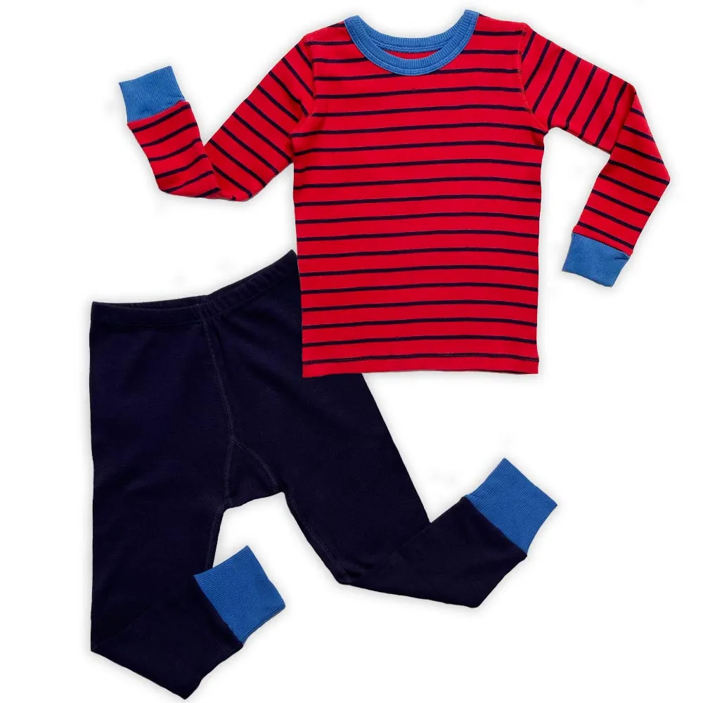 100% Organic Cotton Long Sleeve Pajamas for Kids: FINAL SALE