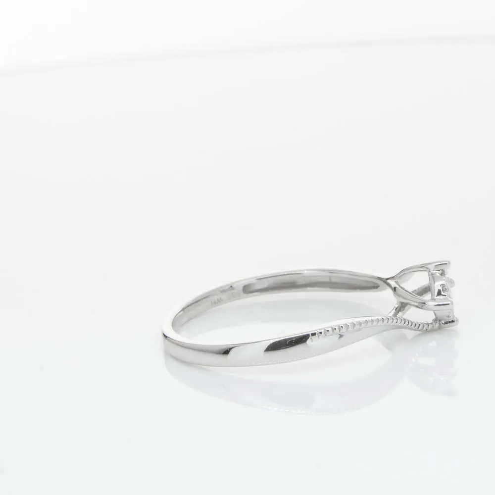 14ct White Gold Diamond Tango Ring