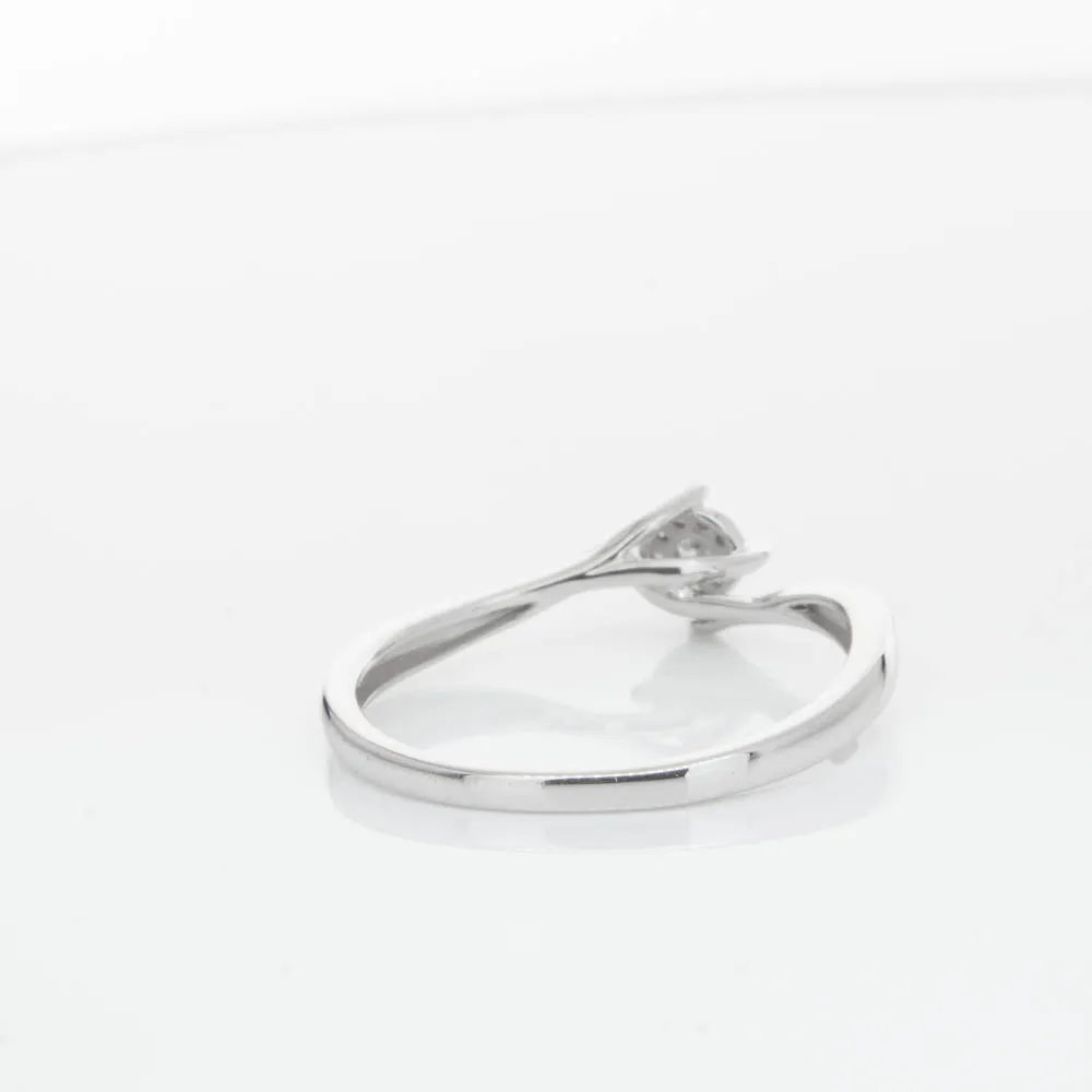 14ct White Gold Diamond Tango Ring