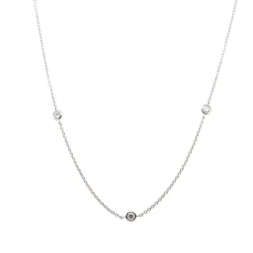 18ct White Gold .50ct Diamond Chakra Necklace