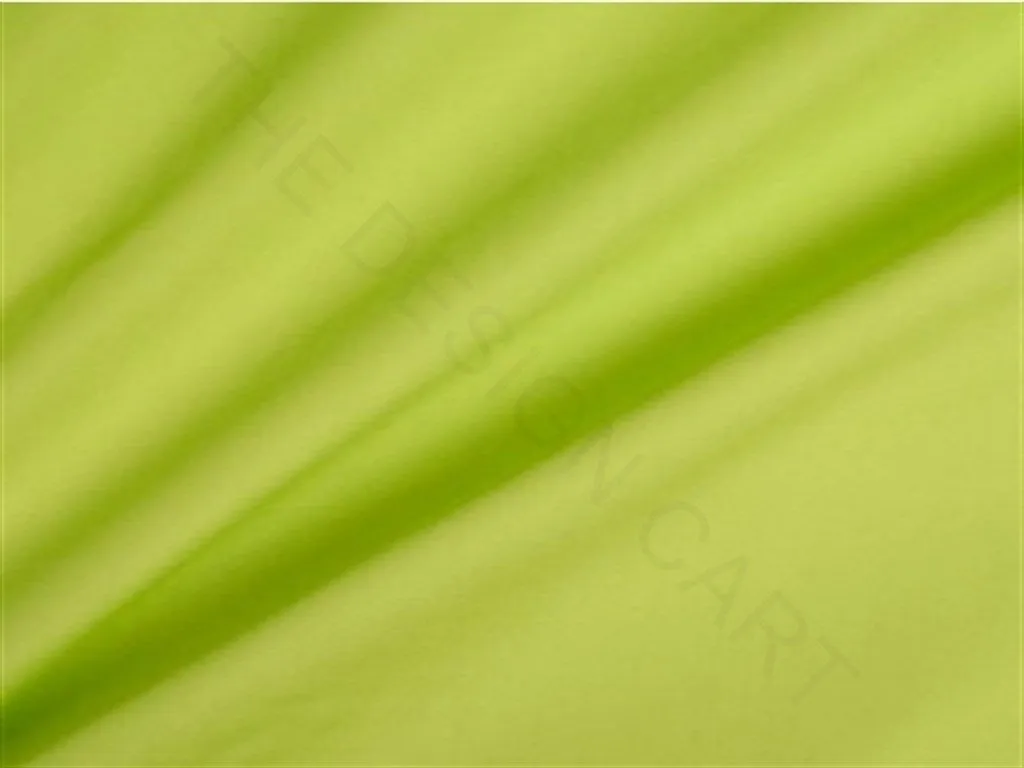 Acid Green Cotton Poplin Fabric