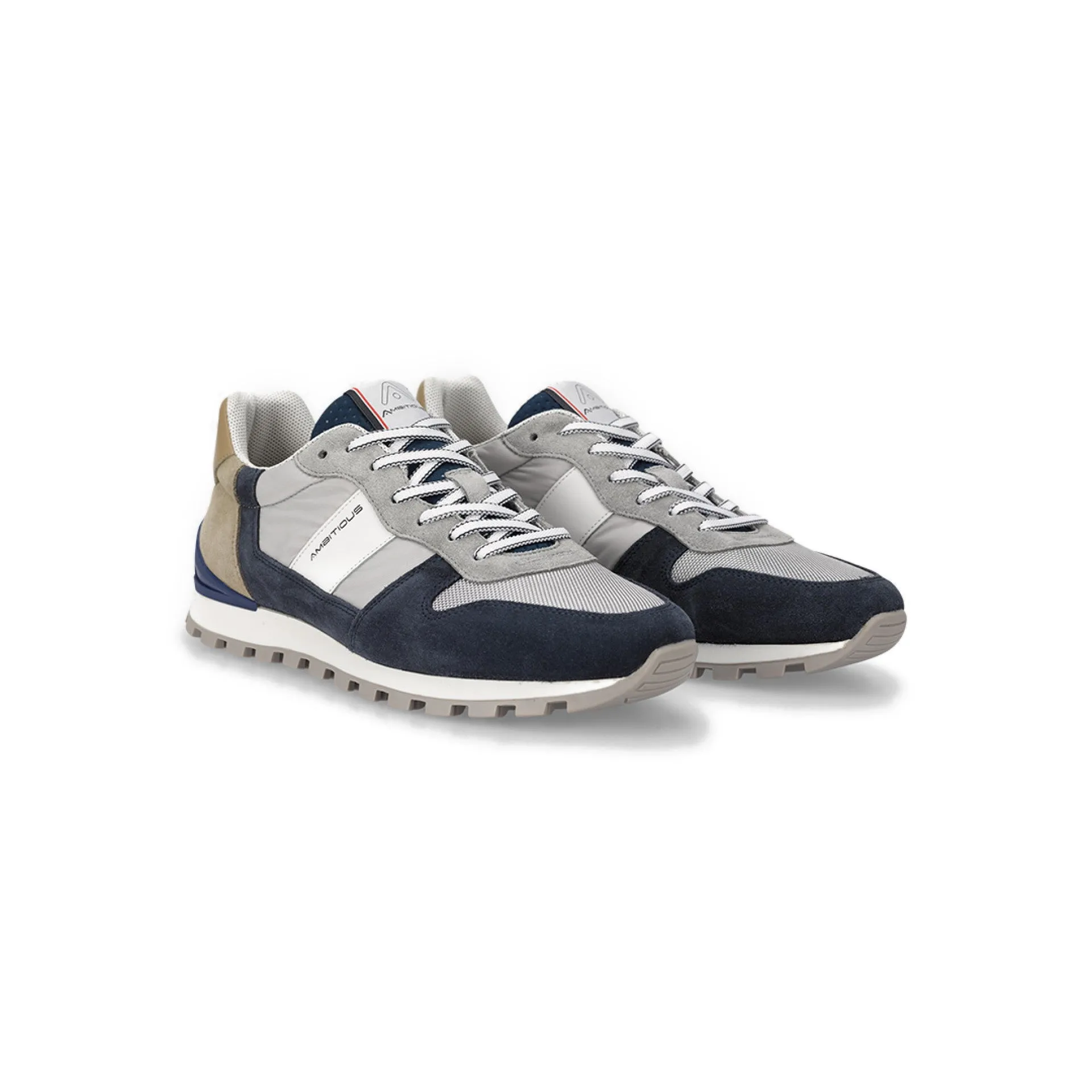 Ambitious Ken Runner Mens Sneaker Navy Grey