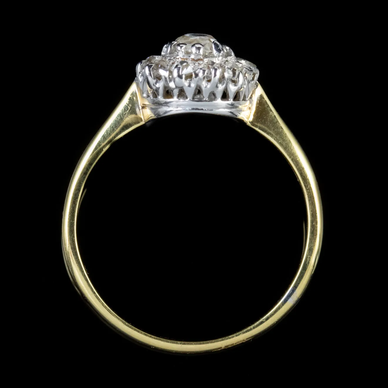 Antique Edwardian Diamond Ring 18Ct Gold Circa 1915