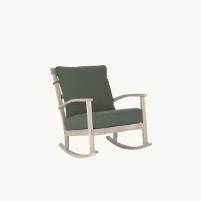 Antler Hill Ultra High Back Cushioned Lounge Rocking Chair By Castelle