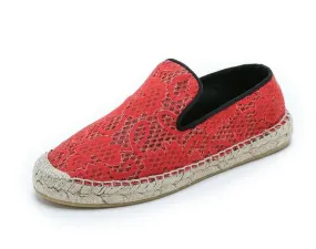 Ash Women's •Zoe Lace• Slip-on Espadrille • Size 39EU