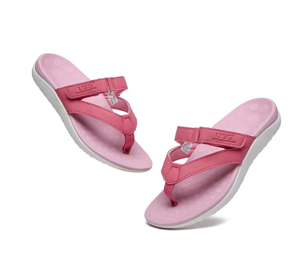 AUSTRALIAN SHEPHERD® Arch Support Hook and Loop Orthotic Thongs