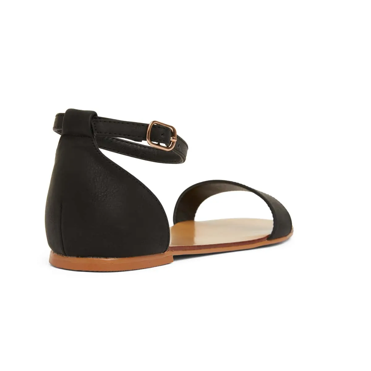 Babco Sandal in Black Smooth