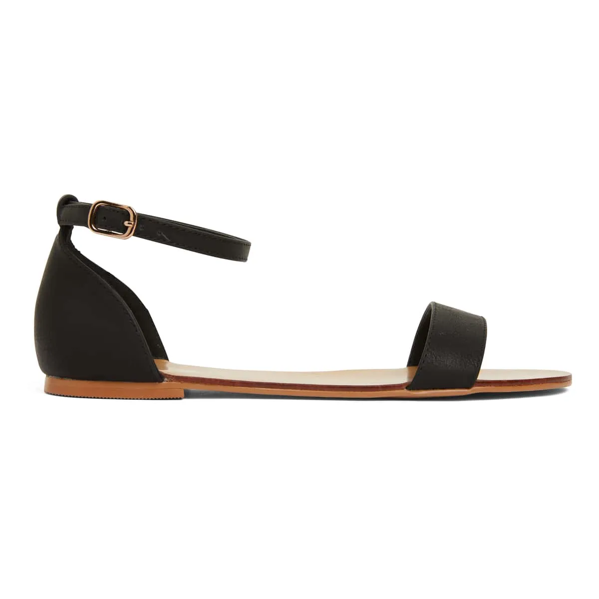 Babco Sandal in Black Smooth