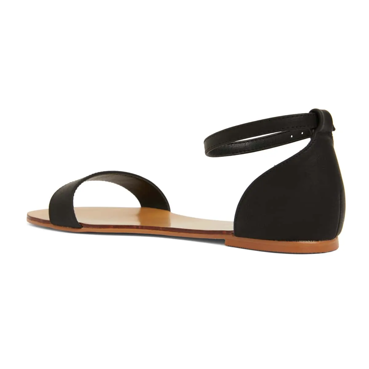 Babco Sandal in Black Smooth