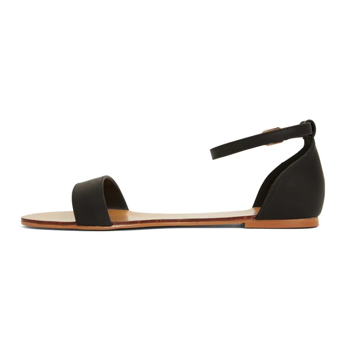 Babco Sandal in Black Smooth