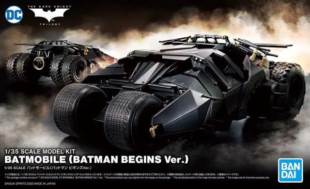 Bandai 1/35 The Dark Knight Trilogy Batmobile (Tumbler) [Batman Begins Ver.) Model Kit