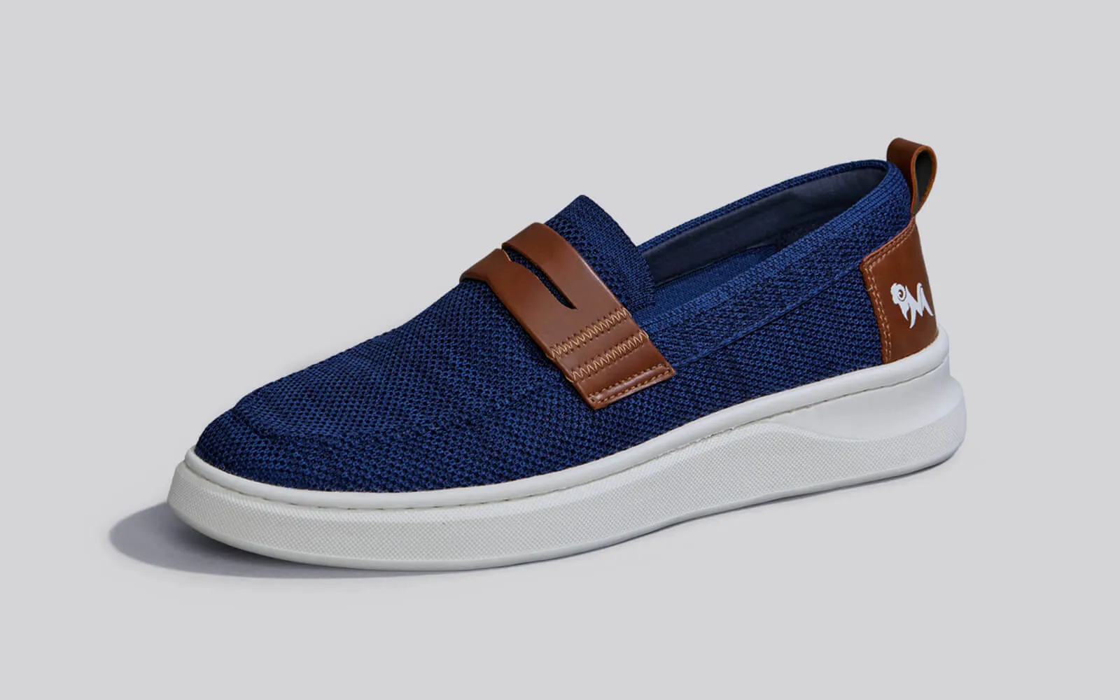 Brunch Loafers : Navy/Tan