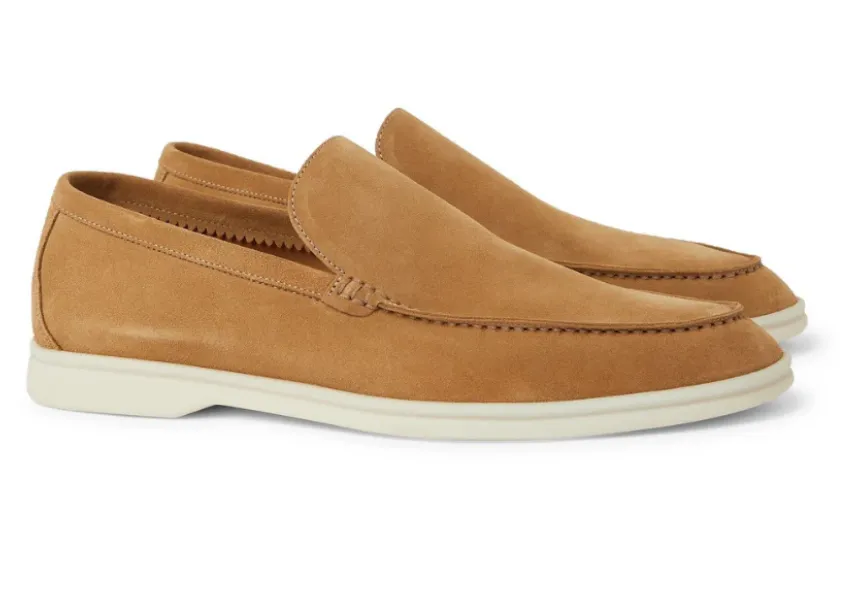 Bxxy's Luxury Vegan Suede Slip-on Loafers for Men