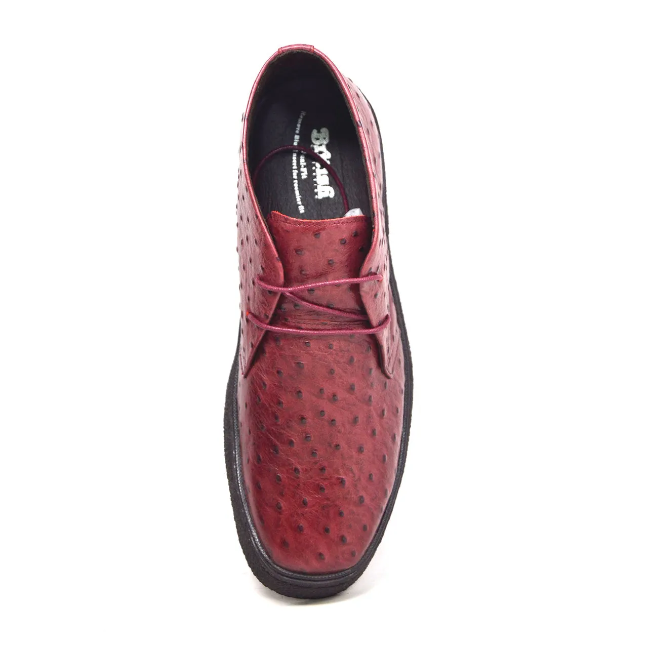 Classic Playboy Ostrich Leather Shoes - Genuine Ostrich Leather, Style, and Comfort