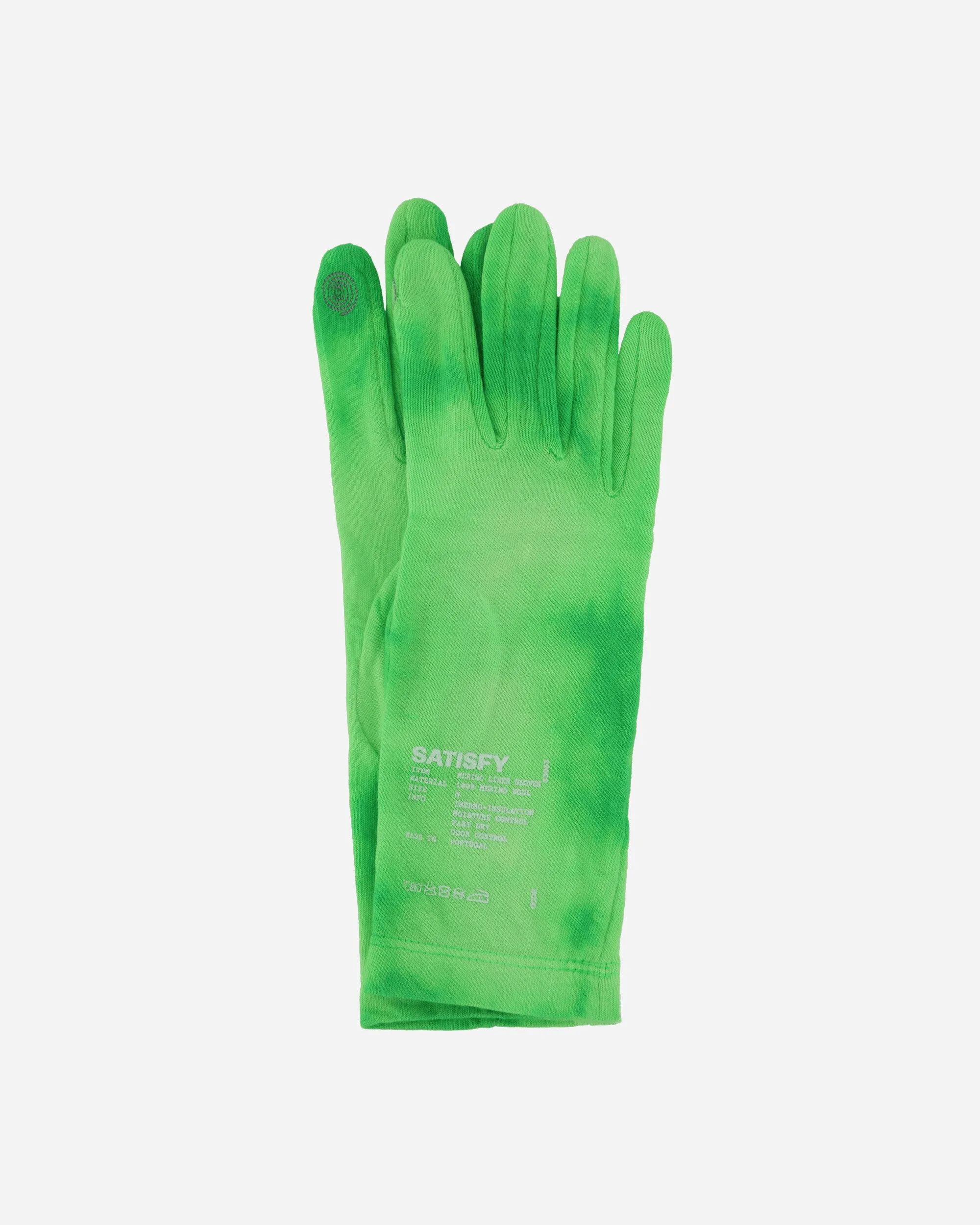 CloudMerino Liner Gloves Neon Green