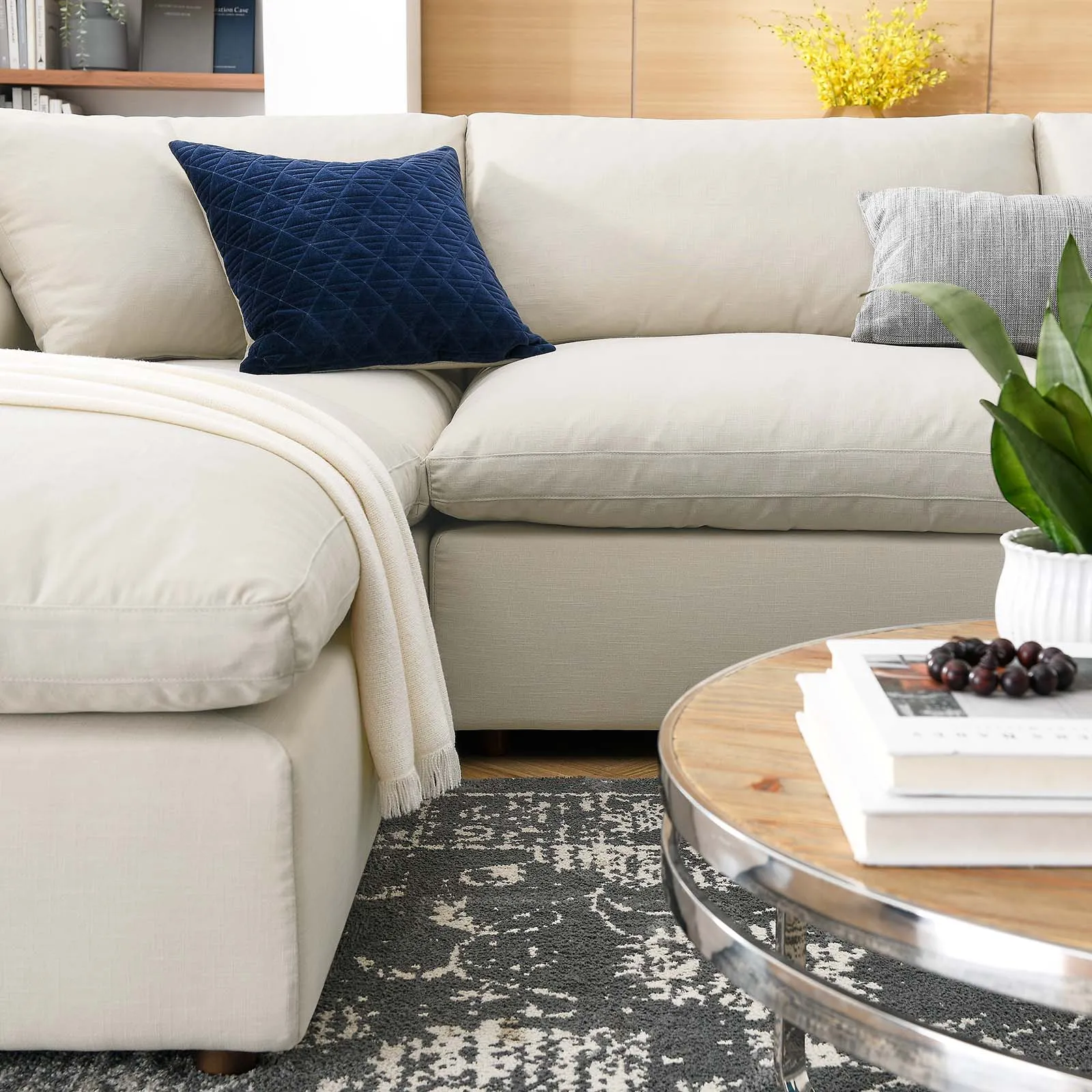 Commix Down Filled Overstuffed 6-Piece Sectional Sofa by Modway