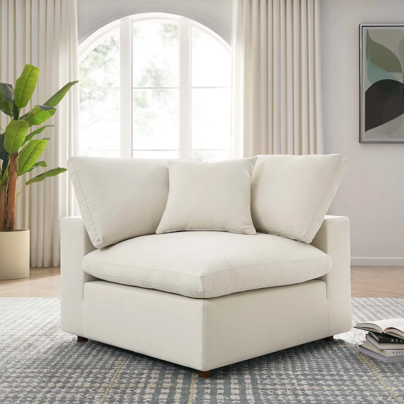 Commix Down Filled Overstuffed Corner Chair by Modway