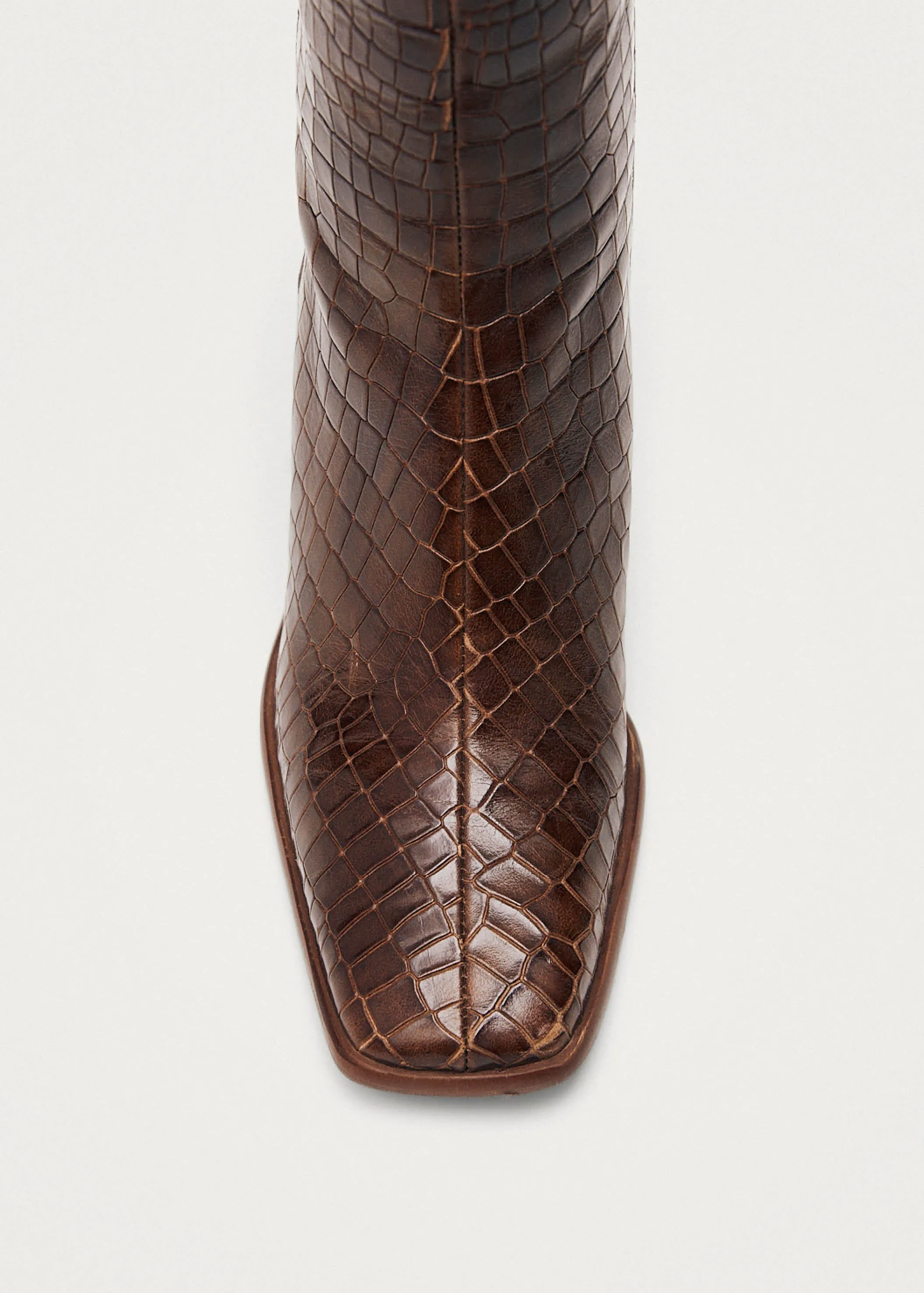 East Alli Brown Leather Boots