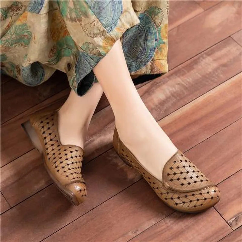 Elegant Hollow Soft Sole Non-Slip Shoes