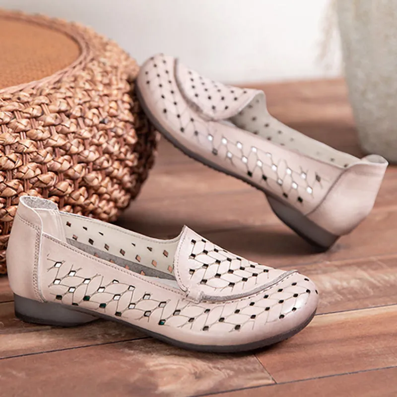 Elegant Hollow Soft Sole Non-Slip Shoes