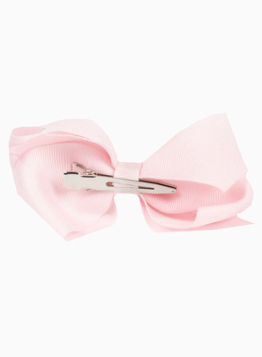 Extra Large Bow Hair Clip in Powder Pink