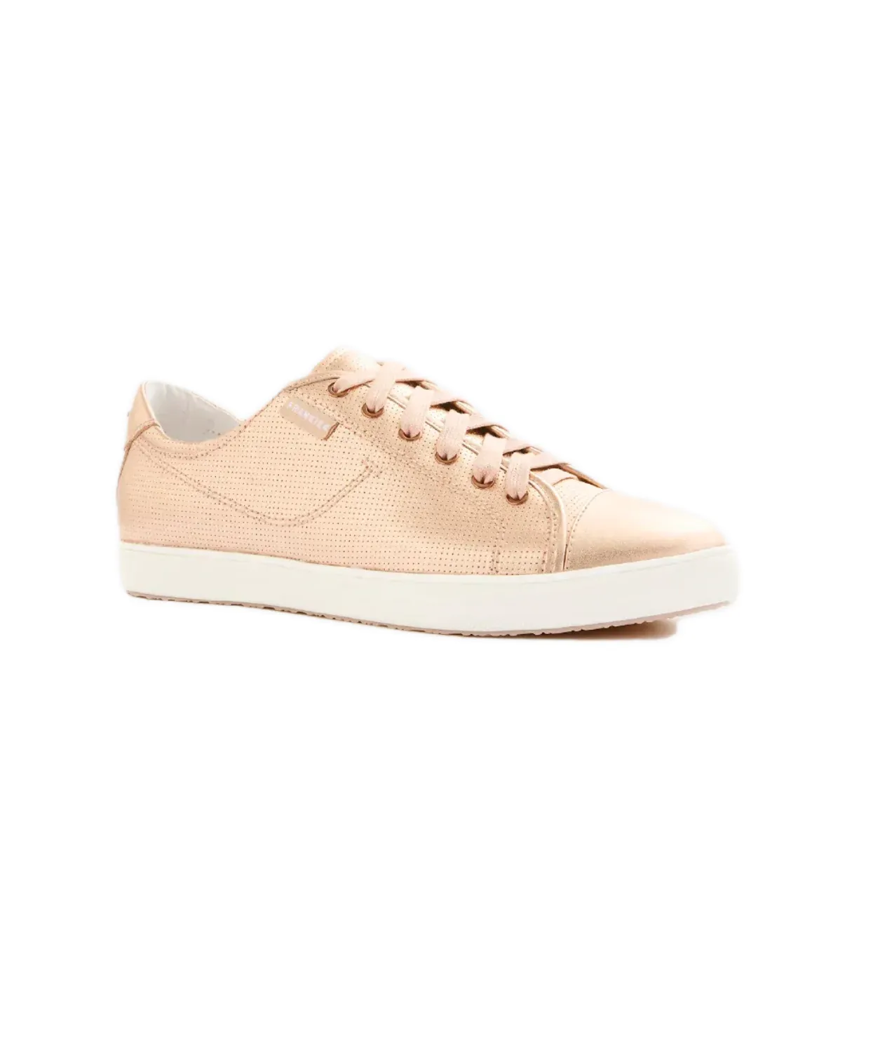 Frankie Nat III Rose Gold Punched Sneakers