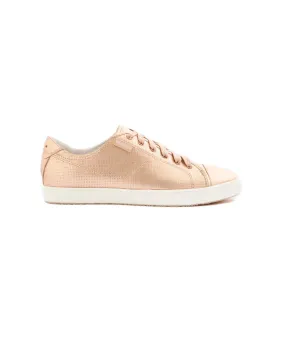 Frankie Nat III Rose Gold Punched Sneakers