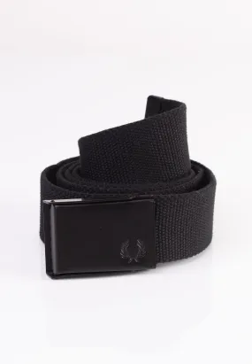 Fred Perry - Webbing Branded Black - Belt