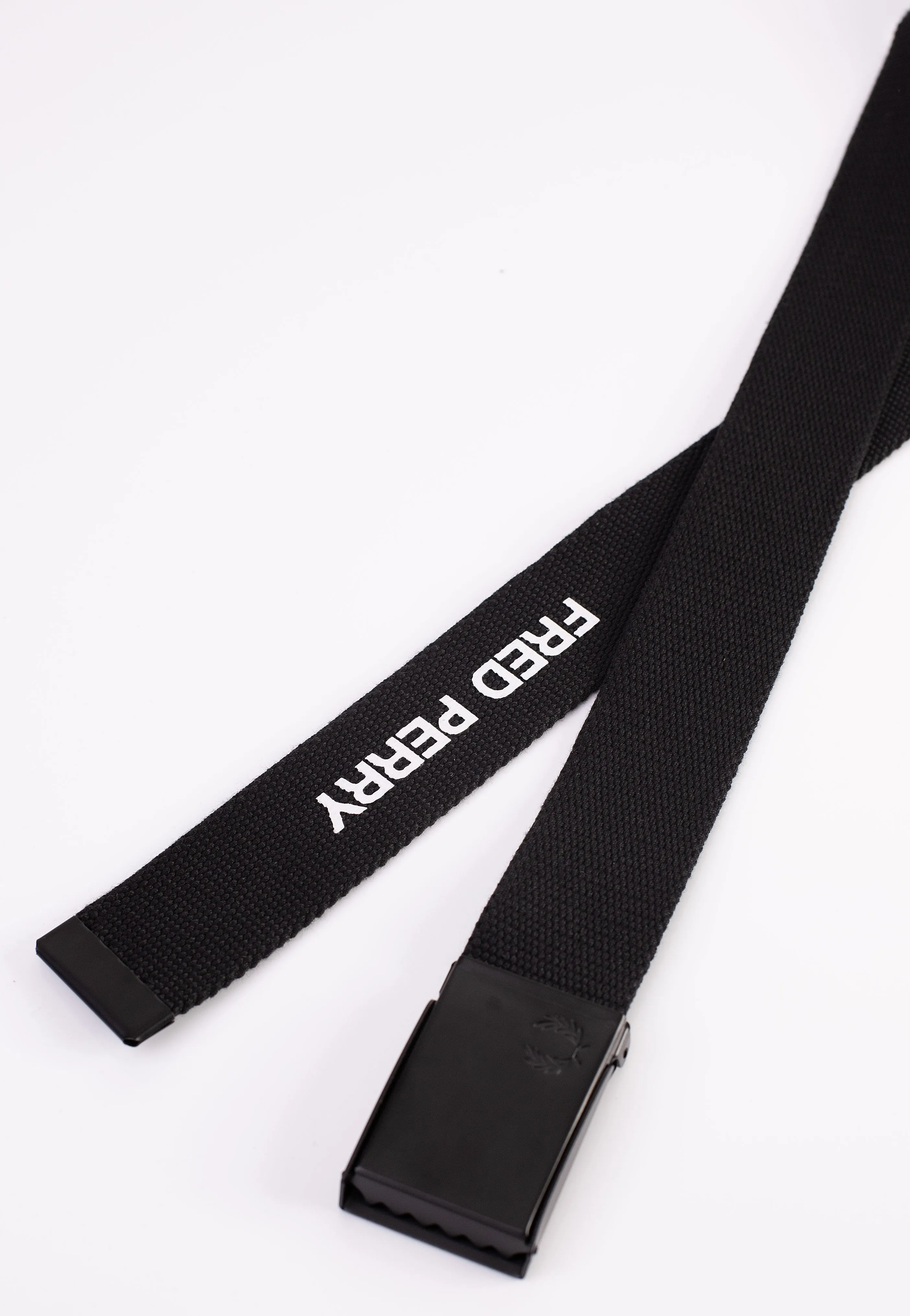 Fred Perry - Webbing Branded Black - Belt