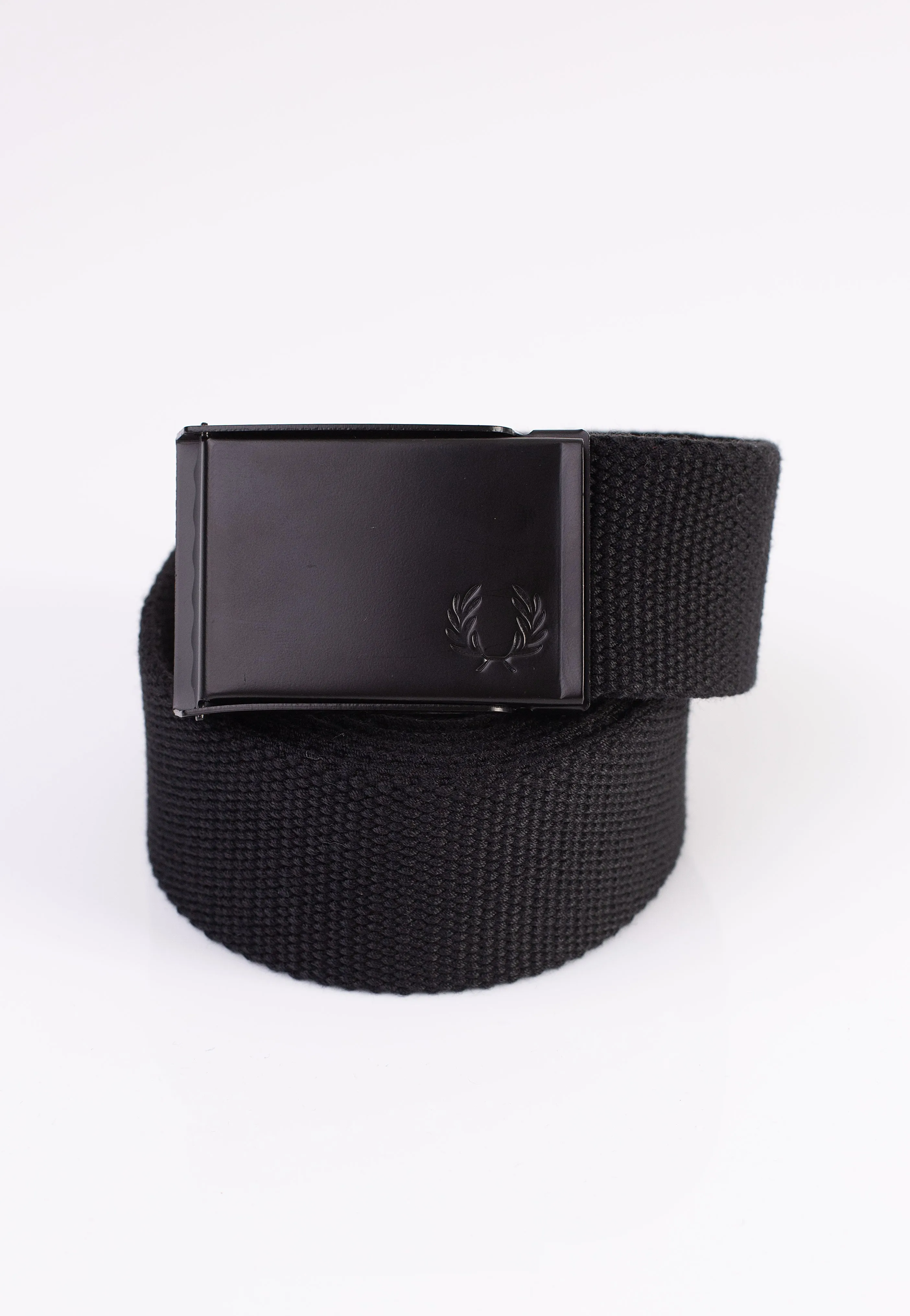 Fred Perry - Webbing Branded Black - Belt