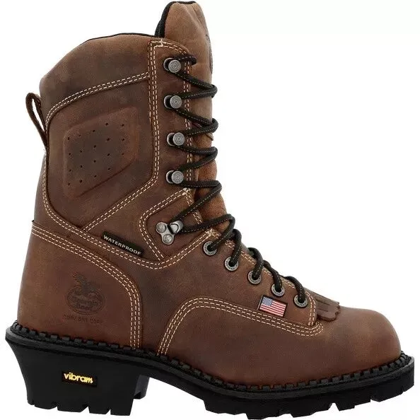 Georgia Boot Men's Made in USA Logger Waterproof Composite Toe Work Boot GB00540