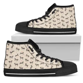 Horse Women's High Top Shoe