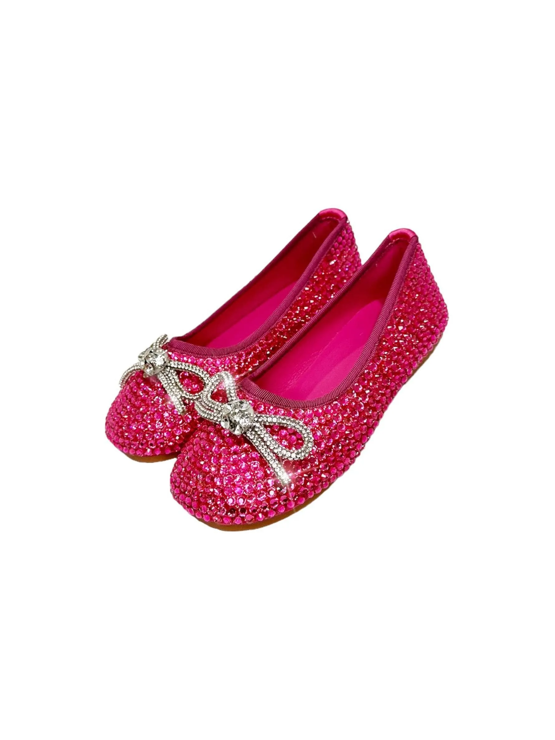 Hot Pink Sparkle Ballet Flat