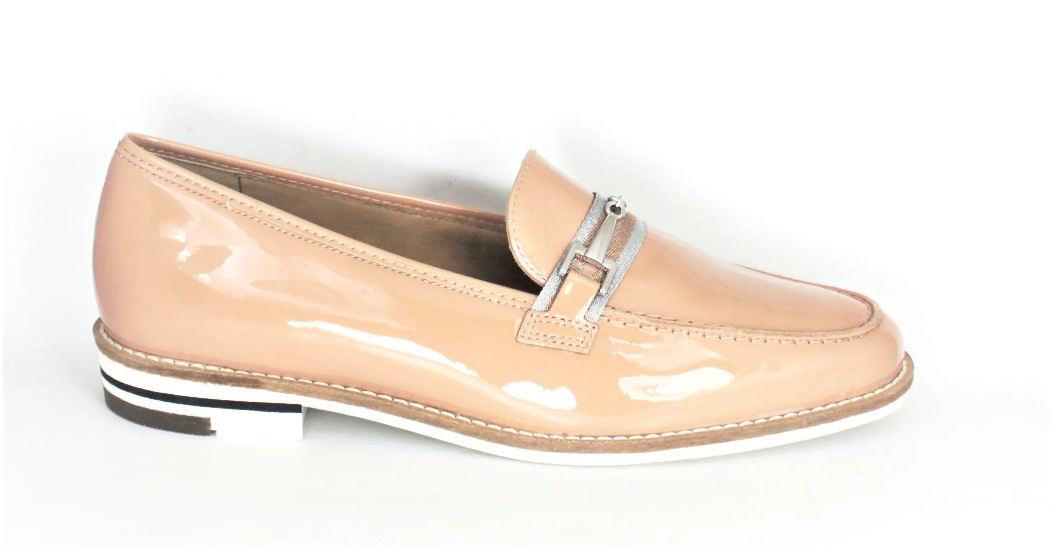 Kent Buckle Trim Low Heel Loafer