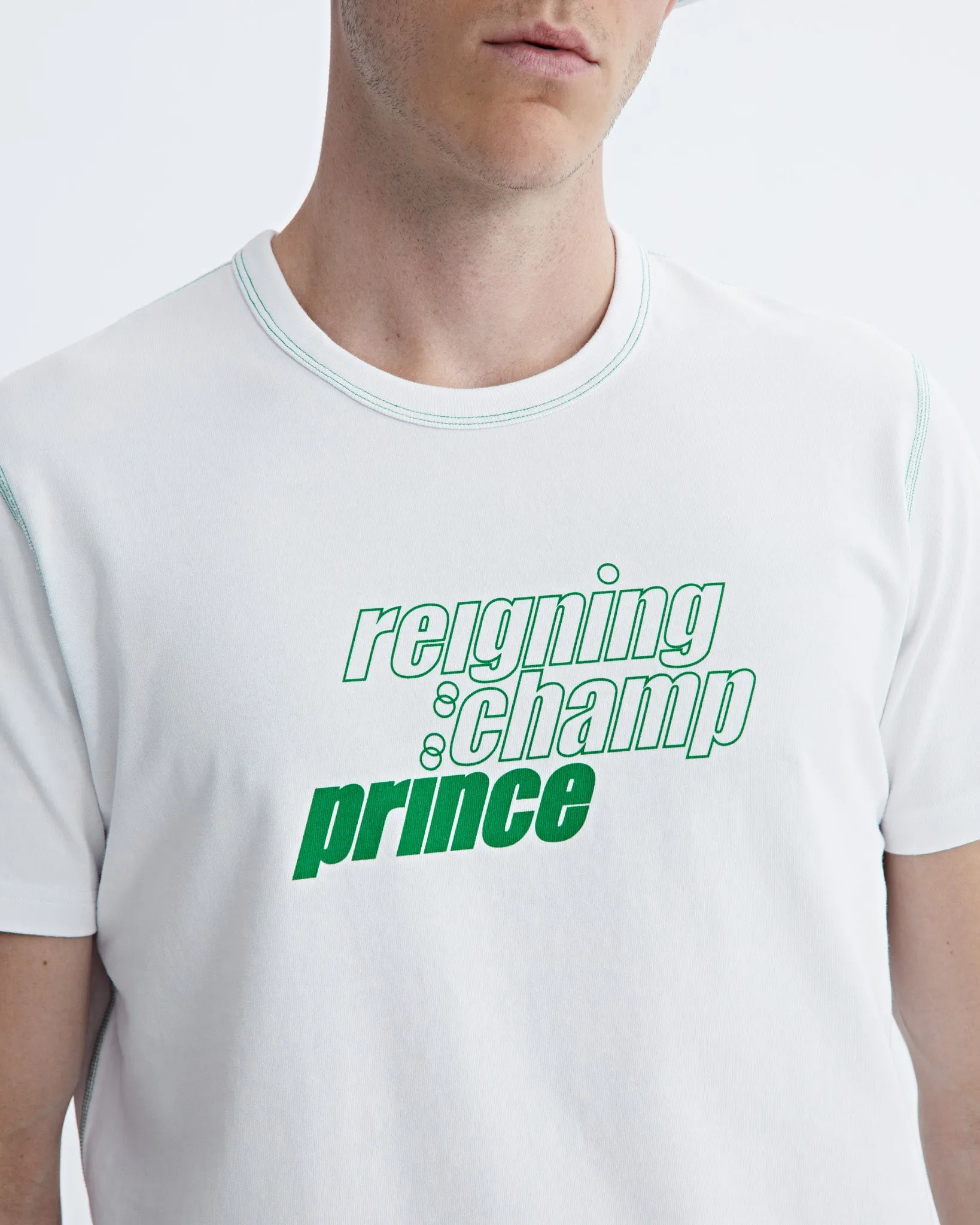 Knit Mid Wt Jersey Prince T-Shirt White