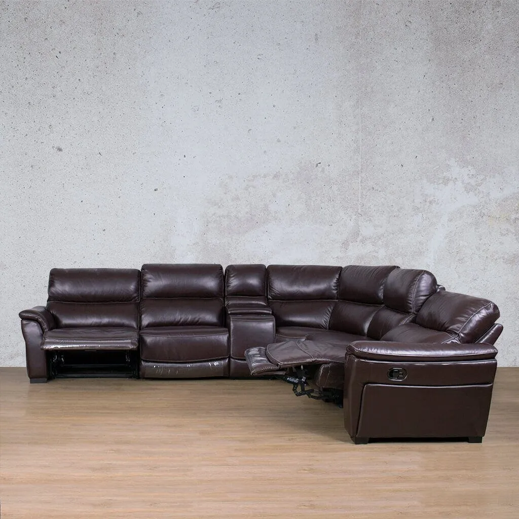 Manhattan Leather Corner Sofa - Available on Special Order Plan Only