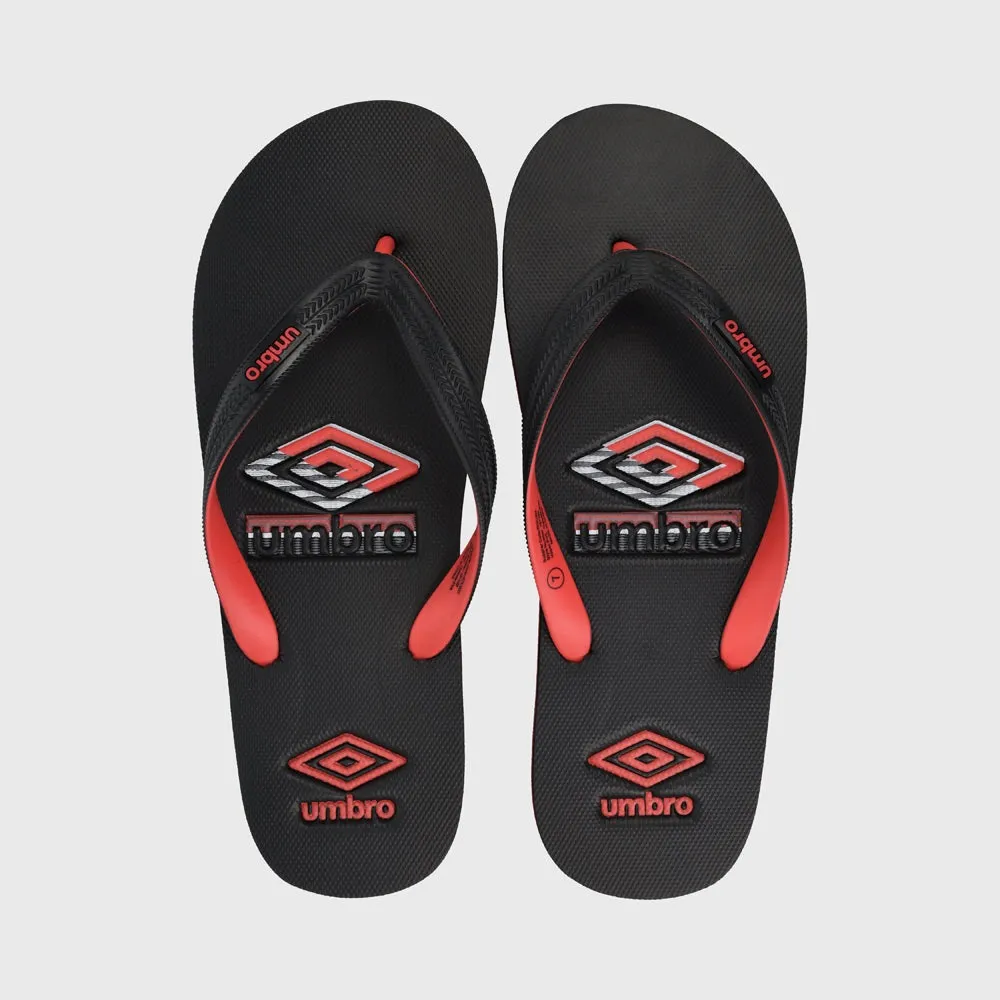 Mens Umbro Speed Diamond Thong Sandal _ 181189 _ Black