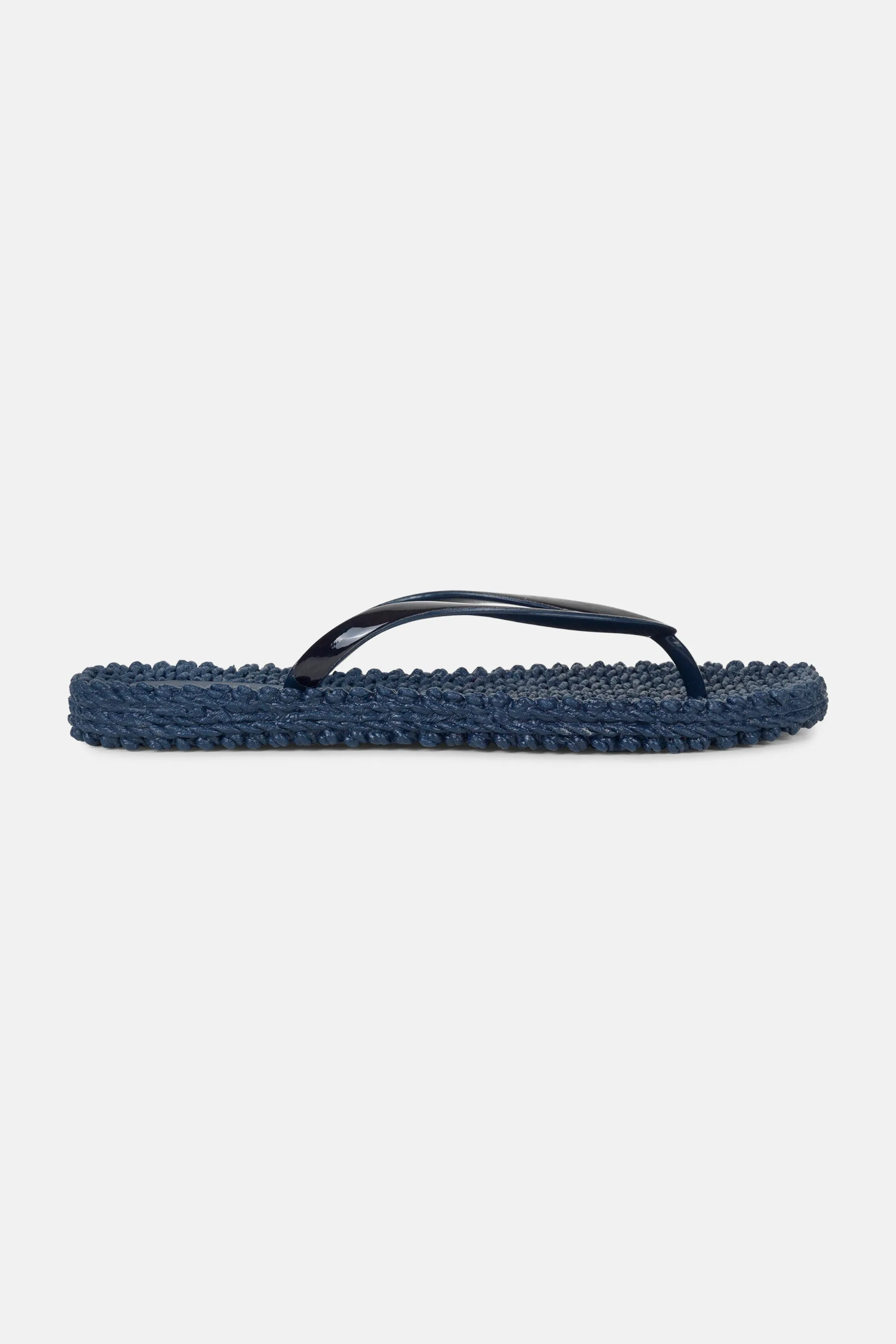 Metallic Flip Flop - Indigo