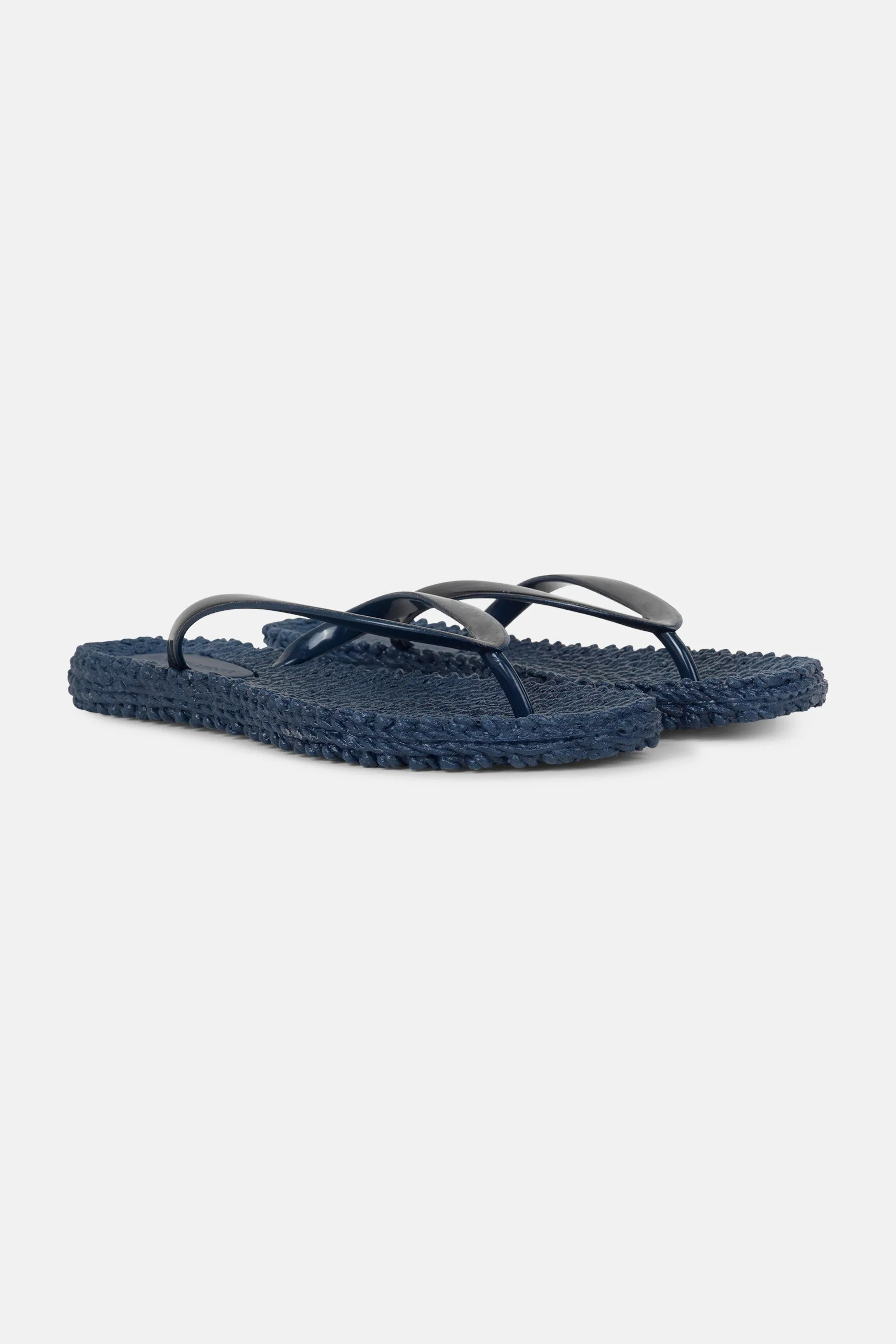 Metallic Flip Flop - Indigo