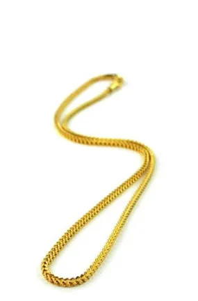 Midvs co Franco Chain 18kt Gold | 28" - 2.5mm