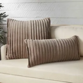 Mudpie Ribbed Velvet Accent Pillow