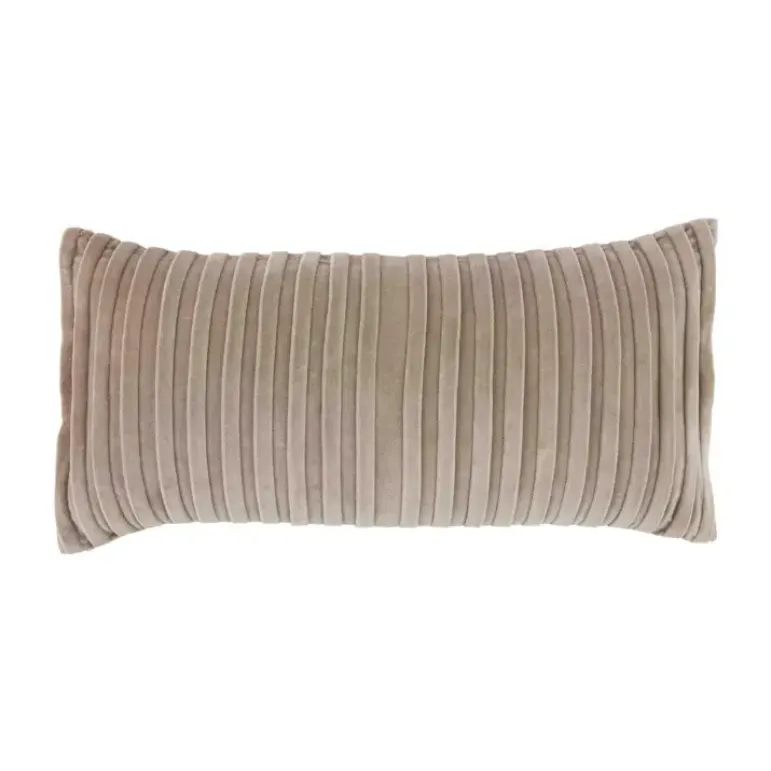 Mudpie Ribbed Velvet Accent Pillow