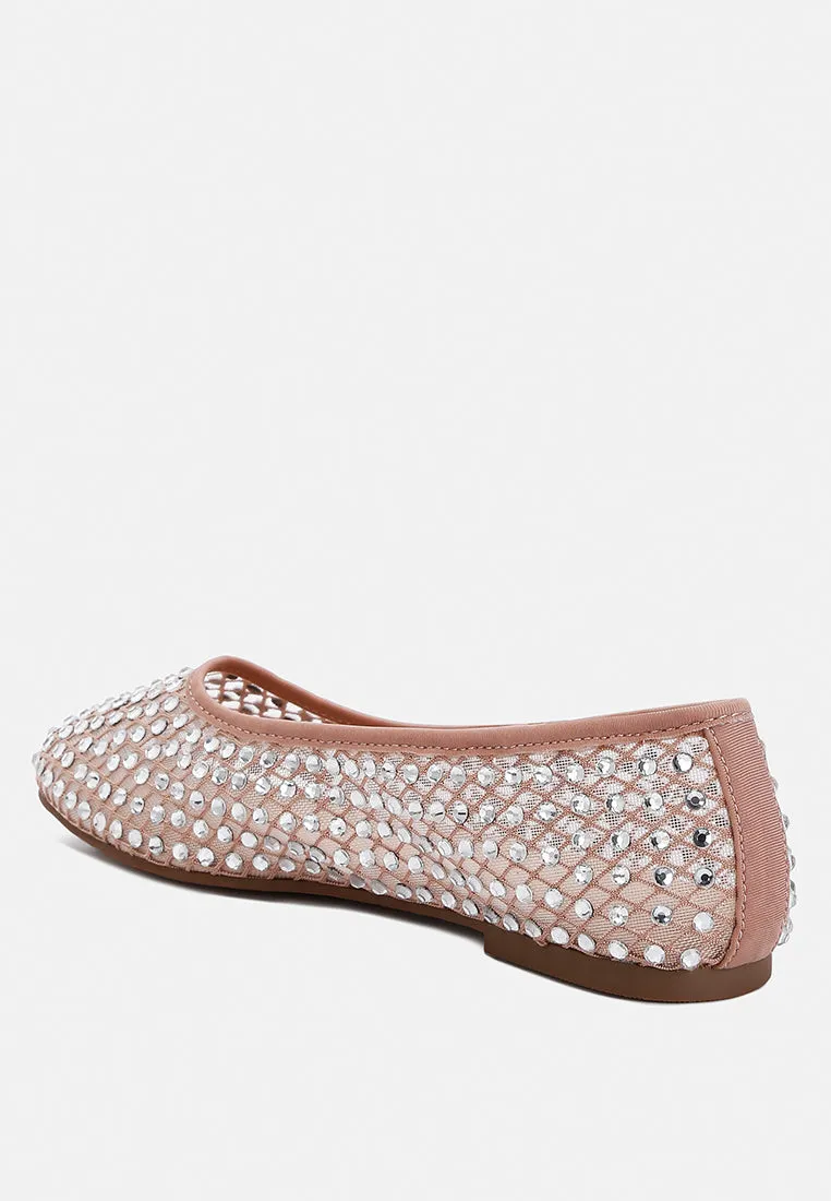 Orson Naked Rhinestone Ballerinas