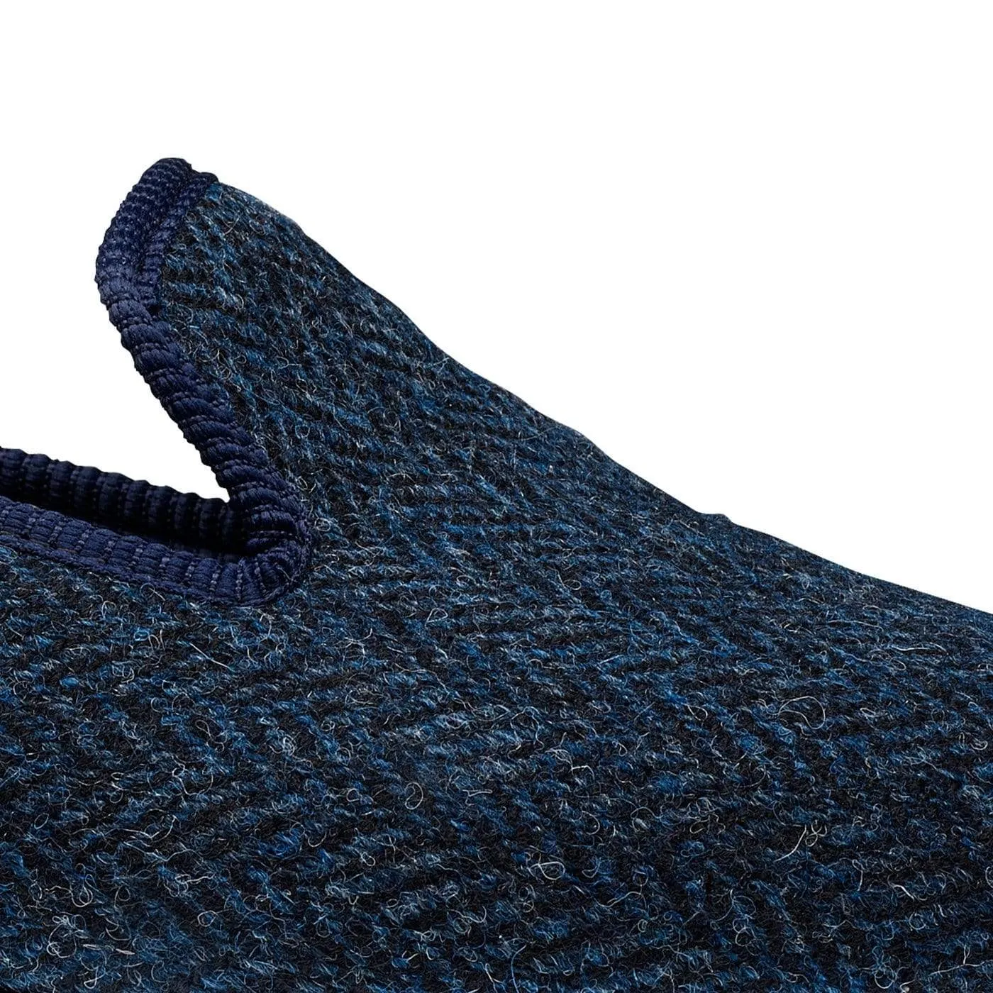 Plain Albert Navy Harris Tweed