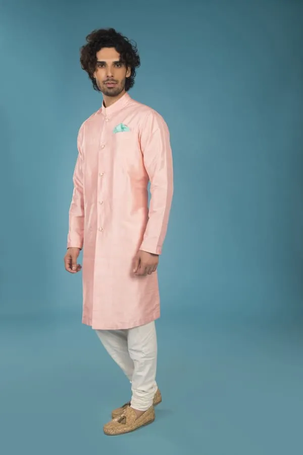 Pleated Formal Kurta Set - Frazer