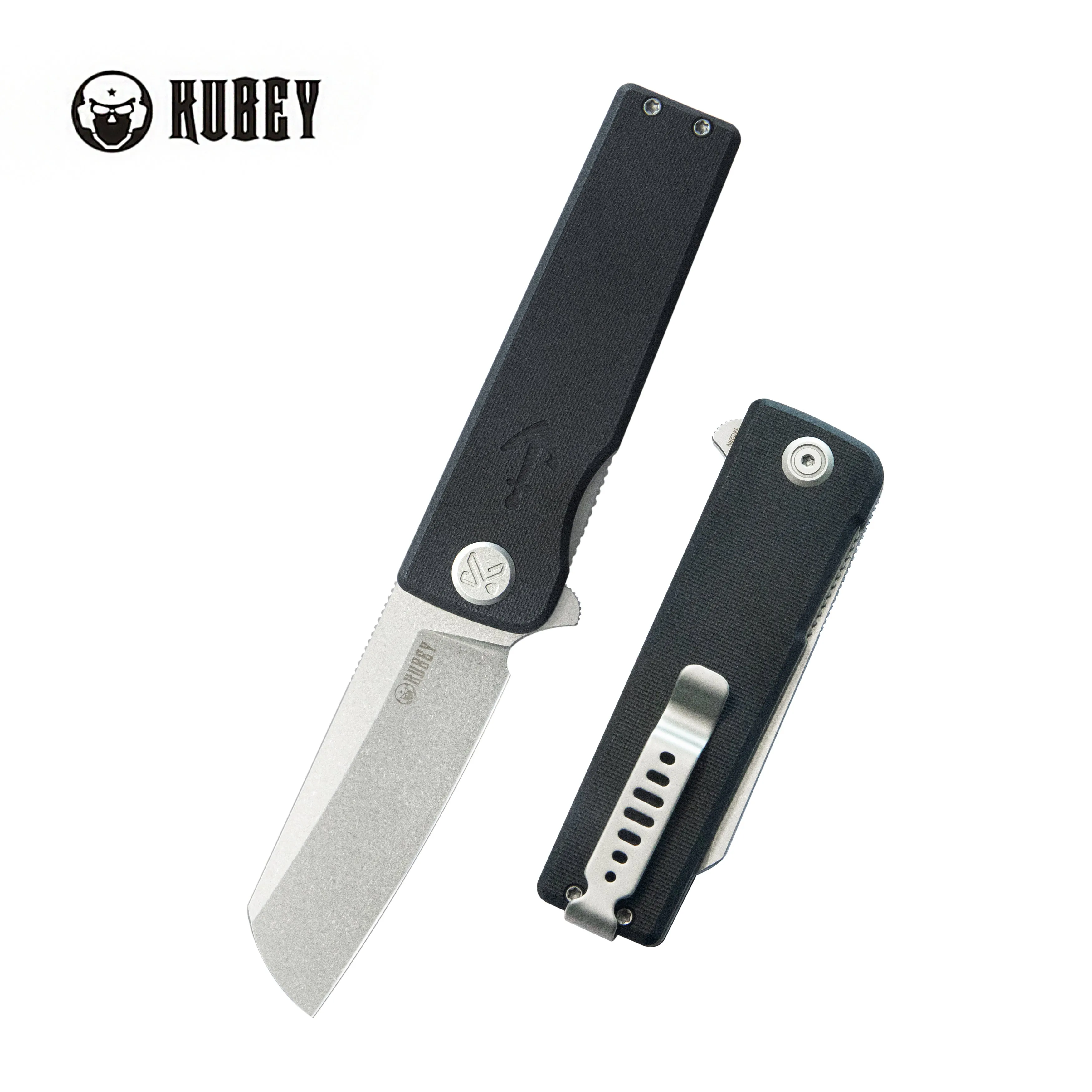 Sailor Liner Lock Flipper Outdoor Folding Knife Black G10 Handle 3.11 Stonewash 14C28N Blade KU317H