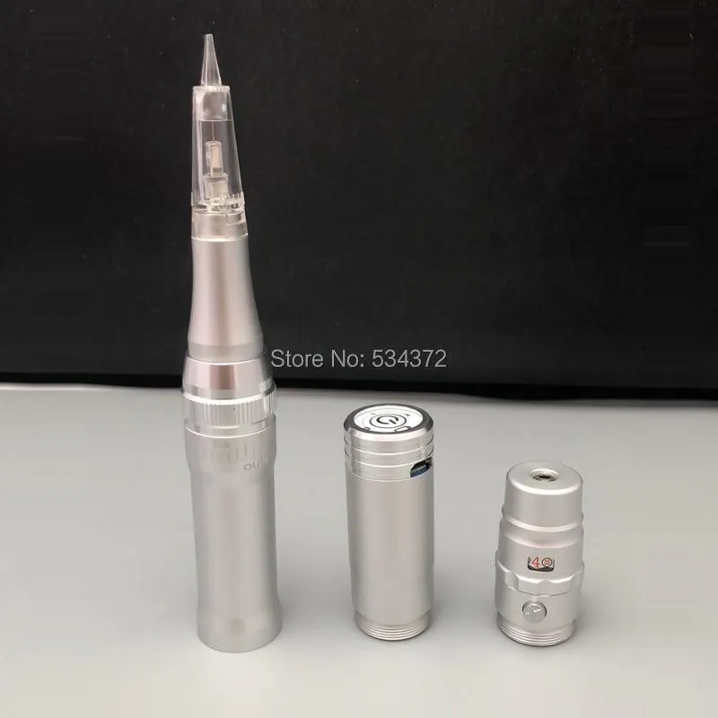 Silver Professional Cartridges Needles Makeup pen Rechargeable battery permanent makeup machine