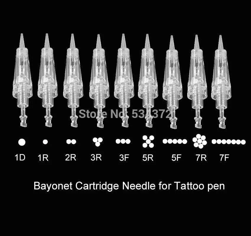 Silver Professional Cartridges Needles Makeup pen Rechargeable battery permanent makeup machine