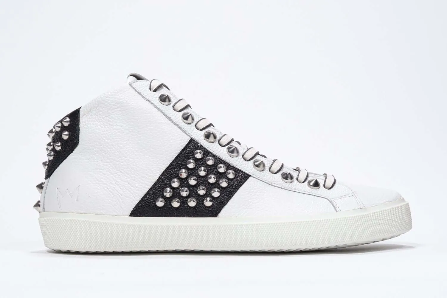 STUDBORN | White & Black - Mid top - Women